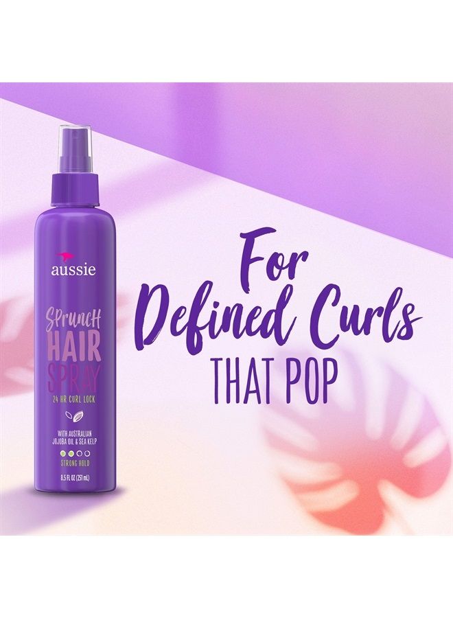 Aussie Sprunch with Jojoba Oil & Sea Kelp Non-Aerosol Hairspray 8.5 fl oz - Image 3