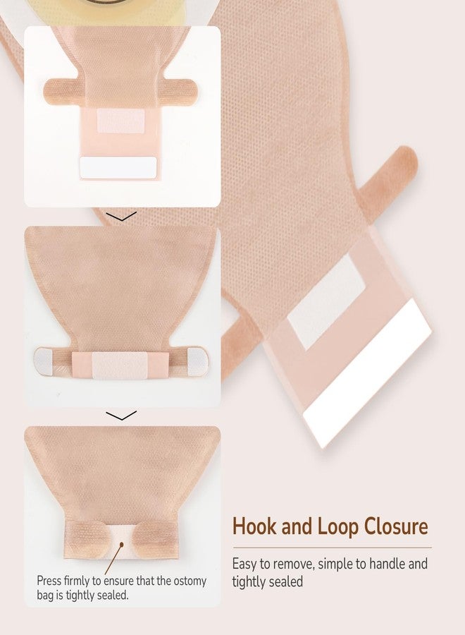 Heagimed 60 PCS Colostomy Bags, Ostomy Supplies, 15 mm-65 mm Ostomy Drainable Pouch for Ileostomy Stoma Care, Ostomy Bags with Hook and Loop, Cut to Fit - Image 3