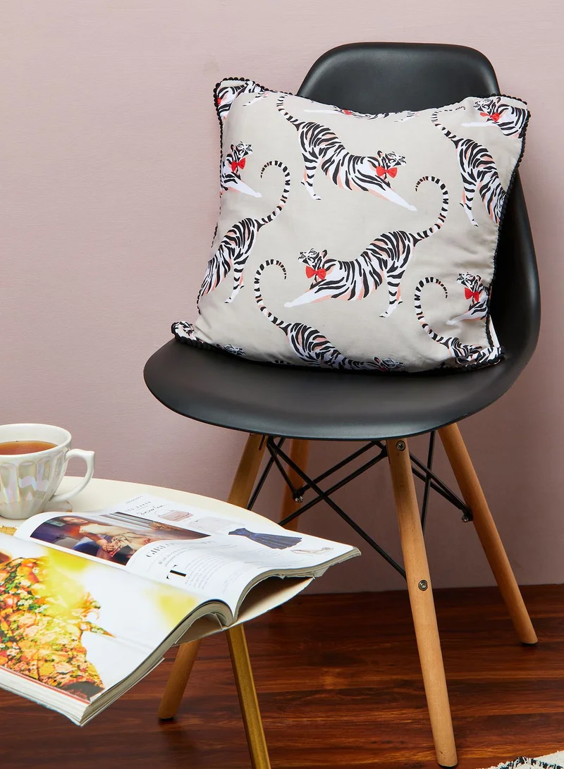 YVONNE ELLEN Tonal Tiger Cushion 45 X 45Cm