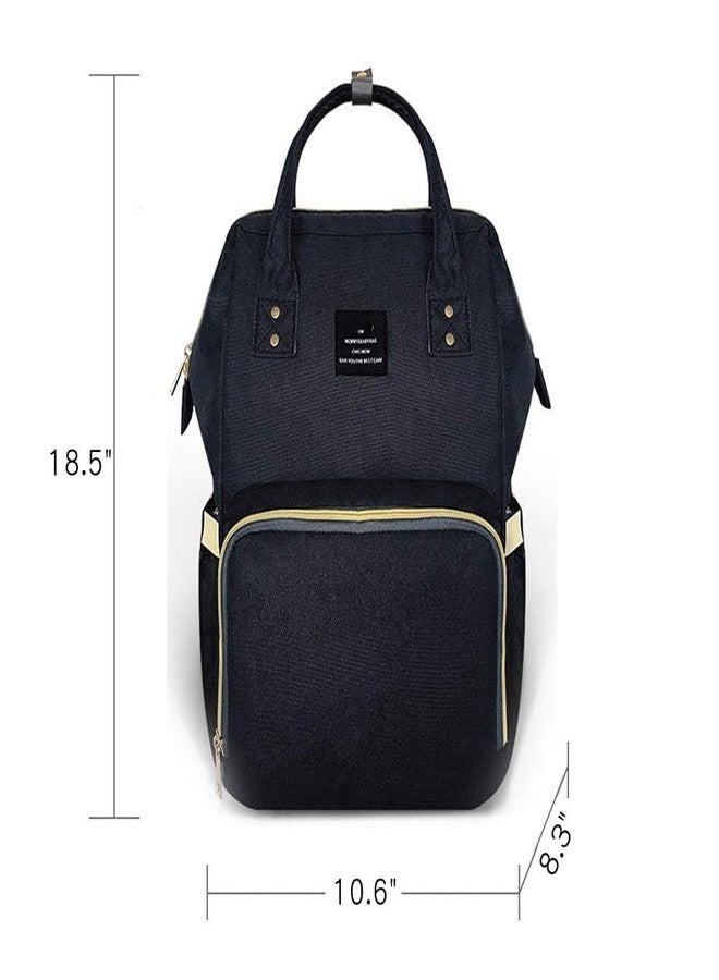 ستايليز حقيبة ظهر ستايليز لحفاضات الأطفال - حقيبة أطفال للأولاد والبنات - حقيبة ظهر للحفاضات - حقائب سفر كبيرة للحفاضات - البحث عن هدايا لمواليد جدد ومستلزمات للأمهات (أزرق داكن) - Image 5