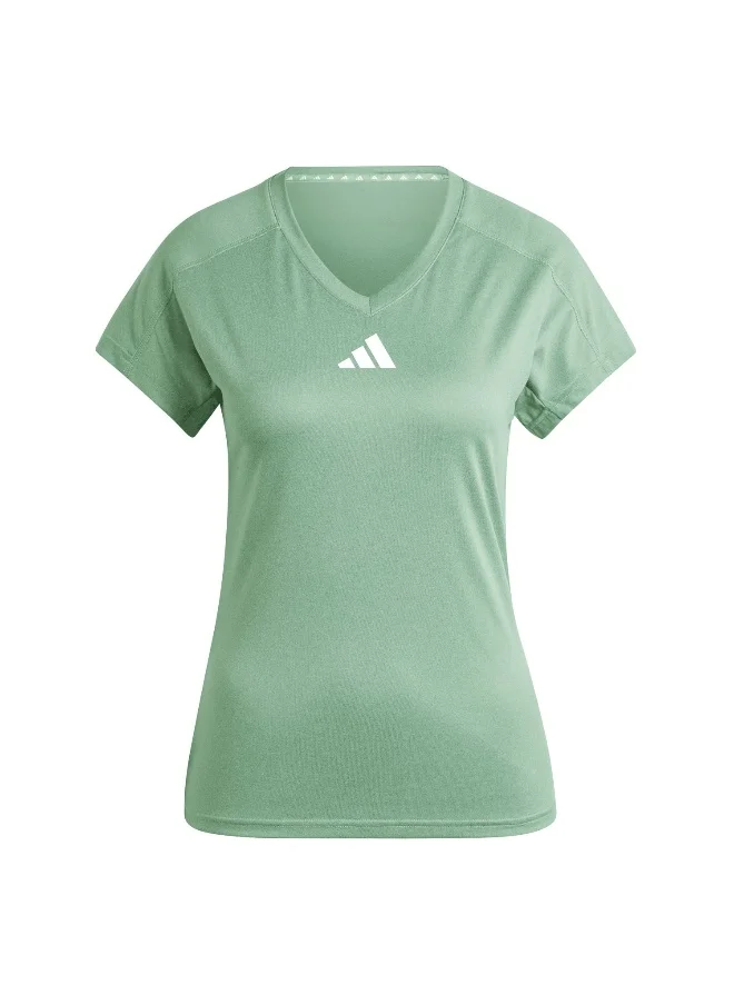 اديداس Adidas We Min T Green Training T-Shirts For Women Xs