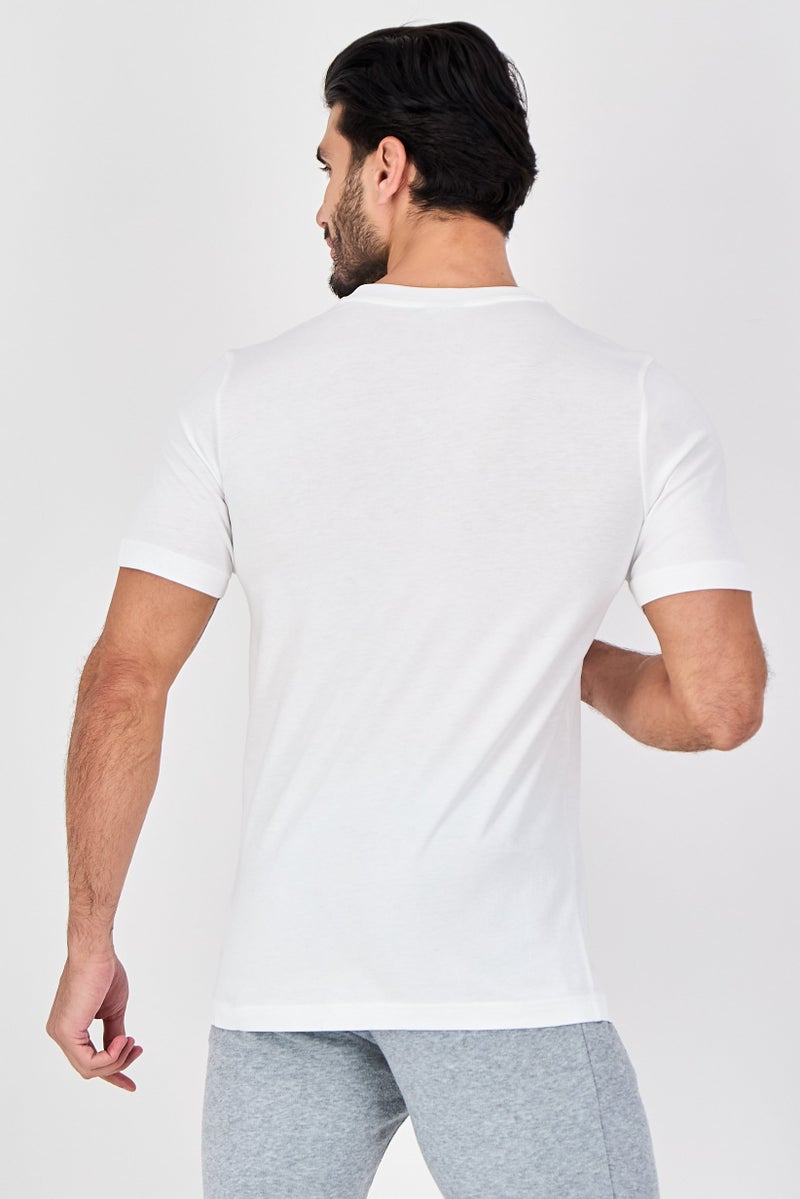 PUMA Men Sportswear Fit Short Sleeve Outdoor T-Shirt, White - Image 2