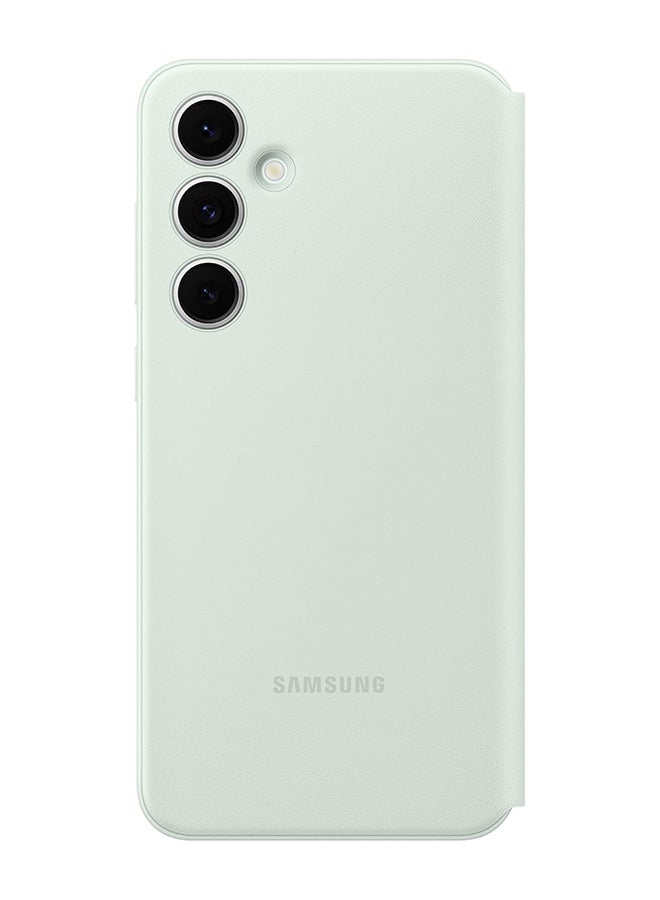 Samsung Galaxy S24 FE Wallet Case - Light Green - Image 2