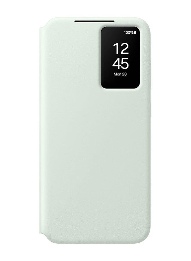 Samsung Galaxy S24 FE Wallet Case - Light Green - Image 1