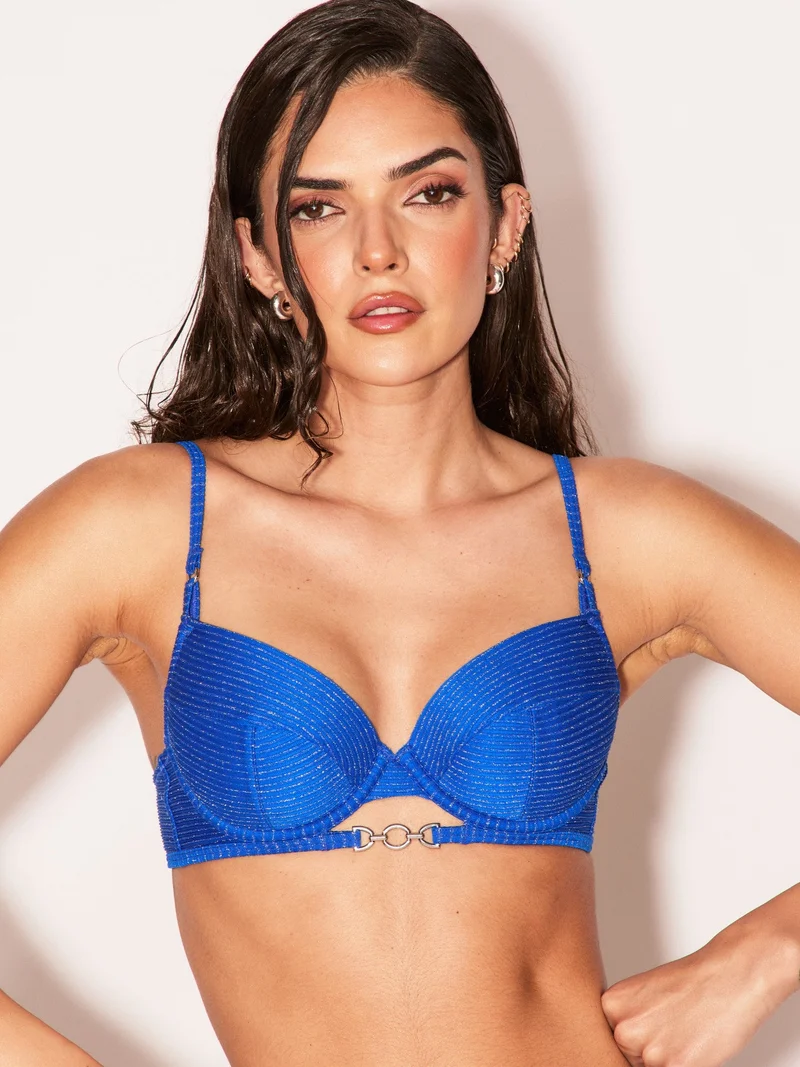 Ann Summers Ann Summers Bermuda Escape U/W Bikini Top Cobalt