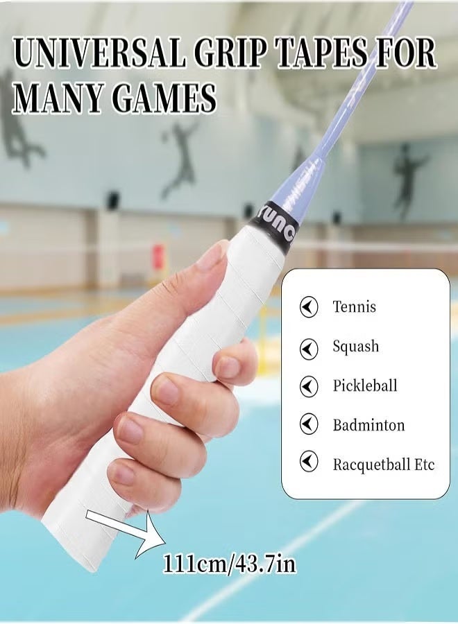 6 PCS Tennis & Badminton Racket Grip Tape, Absorbent Dry Feel Badminton Racket Grip Tape Overgrip Replacement for Squash Baseball Bat Softball Bat (3Colors) - Image 4