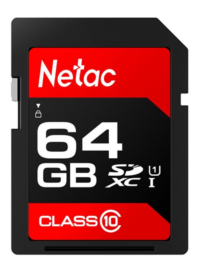 NIBEMINENT SDXC High Speed Memory Card For SLR/DV Camera Black/Red  - Image 1