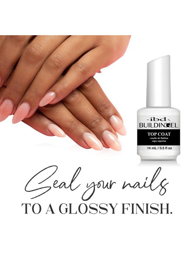 Ibd Building Gel Hard Gel Nail Extension Top Coat 0.5 Oz - Image 2