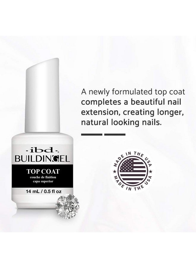 Ibd Building Gel Hard Gel Nail Extension Top Coat 0.5 Oz - Image 3