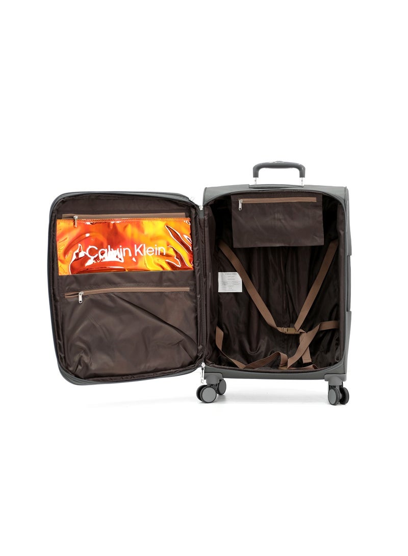 Calvin Klein 3-Piece Softshell Spinner Luggage Set | Lightweight, Flexible Packing for Smart Travelers - Image 3