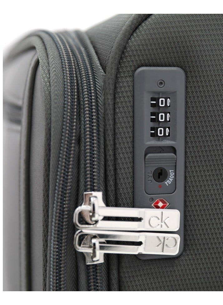 Calvin Klein 3-Piece Softshell Spinner Luggage Set | Lightweight, Flexible Packing for Smart Travelers - Image 5