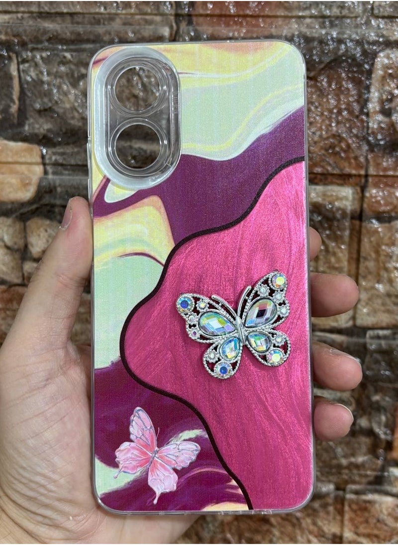 ماركة غير محددة غطاء خلفي متوافق مع هاتف Oppo A17 / A17K 