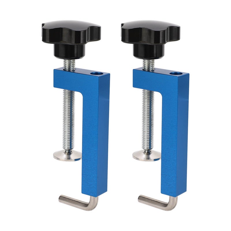 Universal Fence Clamp: Premium Aluminum Adjustable 1/2in To 5‑3/4in Clamping Range - Ergonomic Knob Sturdy Durable Woodworking Clamp For Table Saw Router Band Saw Woodworking Applications - Image 2