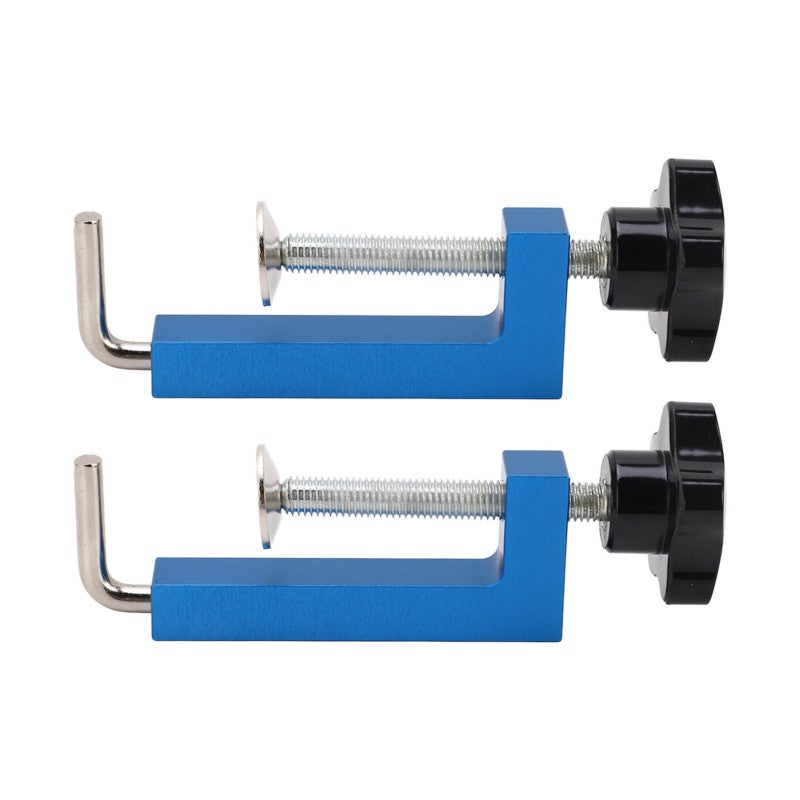 Universal Fence Clamp: Premium Aluminum Adjustable 1/2in To 5‑3/4in Clamping Range - Ergonomic Knob Sturdy Durable Woodworking Clamp For Table Saw Router Band Saw Woodworking Applications - Image 3