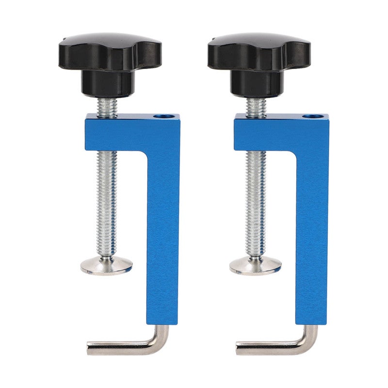 Universal Fence Clamp: Premium Aluminum Adjustable 1/2in To 5‑3/4in Clamping Range - Ergonomic Knob Sturdy Durable Woodworking Clamp For Table Saw Router Band Saw Woodworking Applications - Image 1