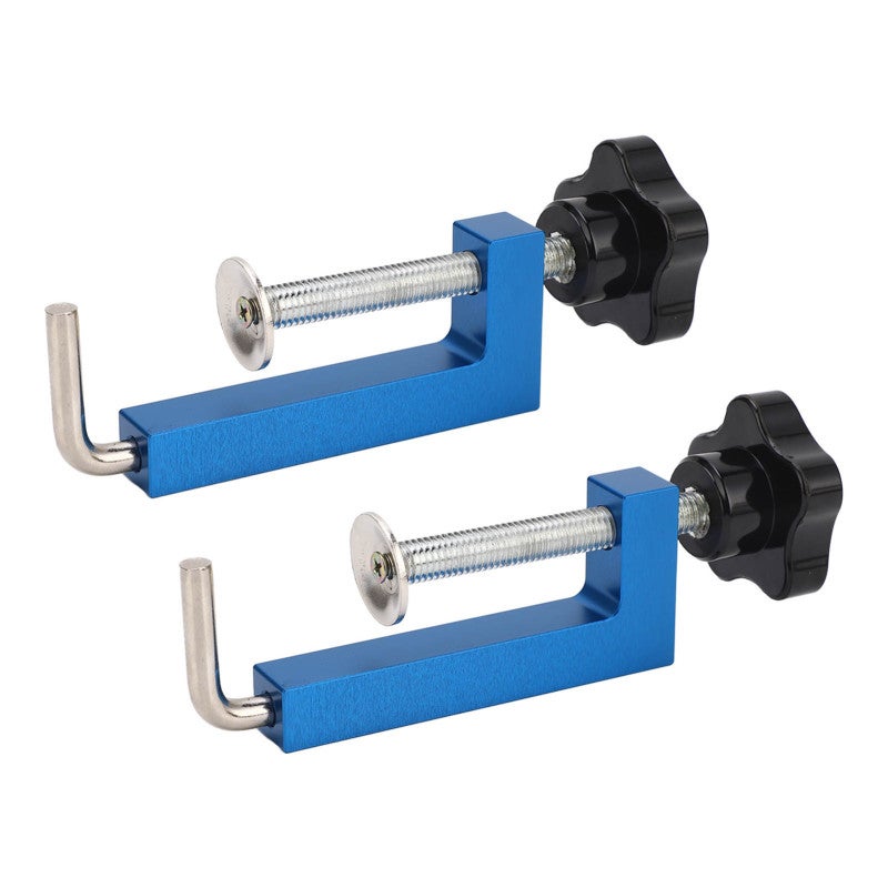 Universal Fence Clamp: Premium Aluminum Adjustable 1/2in To 5‑3/4in Clamping Range - Ergonomic Knob Sturdy Durable Woodworking Clamp For Table Saw Router Band Saw Woodworking Applications - Image 4