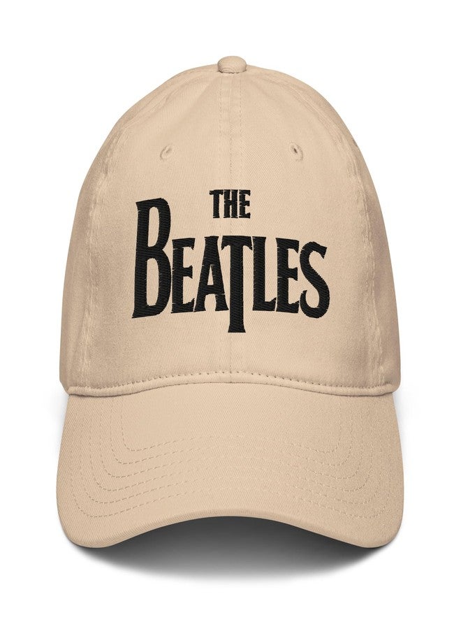 The Beatles - Black Logo Adjustable Baseball Hat - Image 2