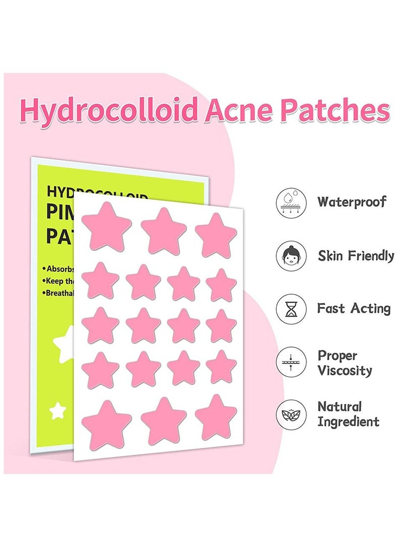 Generic - Star Pimple Patch (18 Counts) Face Acne Patches Star Hydrocolloid Acne Patches - Image 1