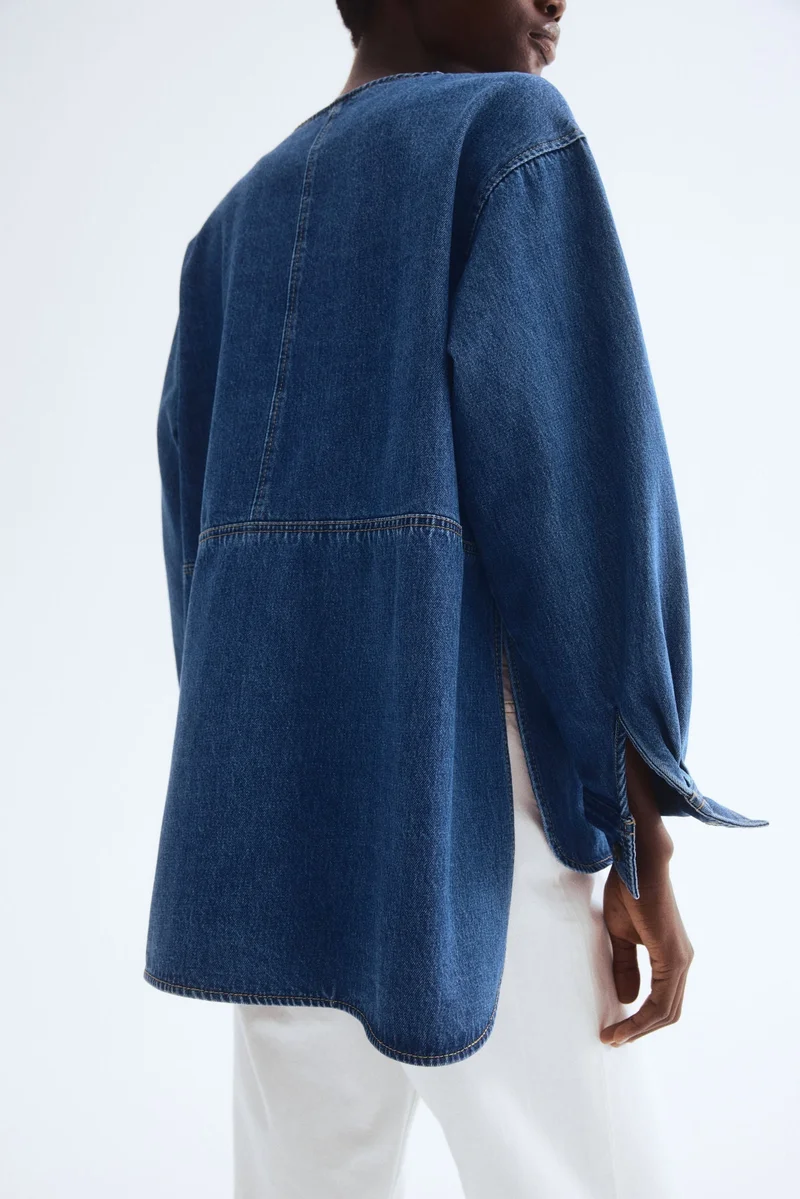 H&M Popover twill blouse
