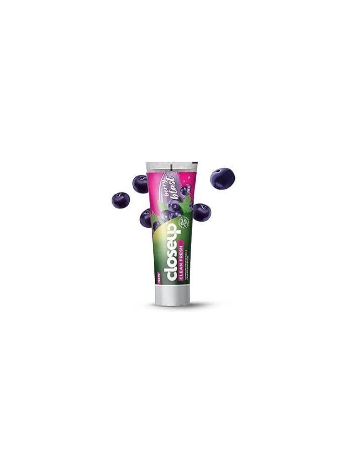Close Up Closeup Clean Fresh Toothpaste, Berry Blast, complete protection & lasting freshness, 75ml