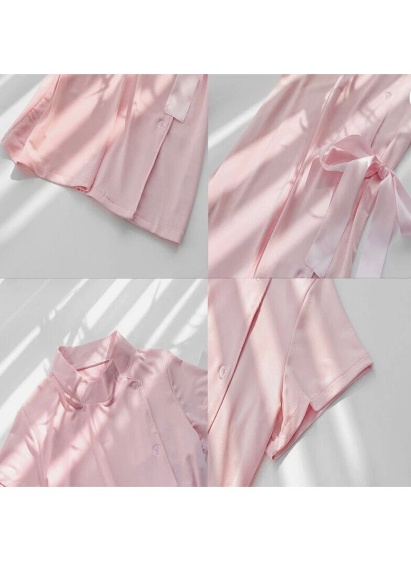 Women's Nurse Outfit Dress Uniform Cosplay Costume - Image 5