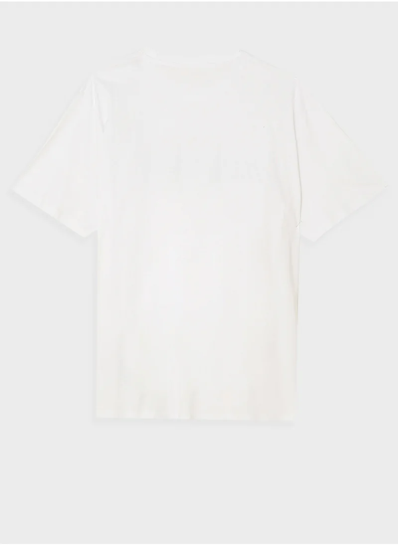 JACK & JONES Plus Size Logo Crew Neck T-Shirt