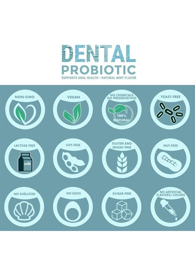 Replenish the Good - Dental Probiotic | Vegan Supplements w/BLIS K12 & M18 | Boosts Oral Health | Fights Bad Breath (Halitosis), Tooth Decay, Strep Throat | 30 Sugar-Free Chewable Tablets (Mint Flavor) - Image 1