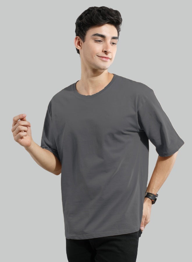 Cool Grey Street Tees Oversized T-Shirt