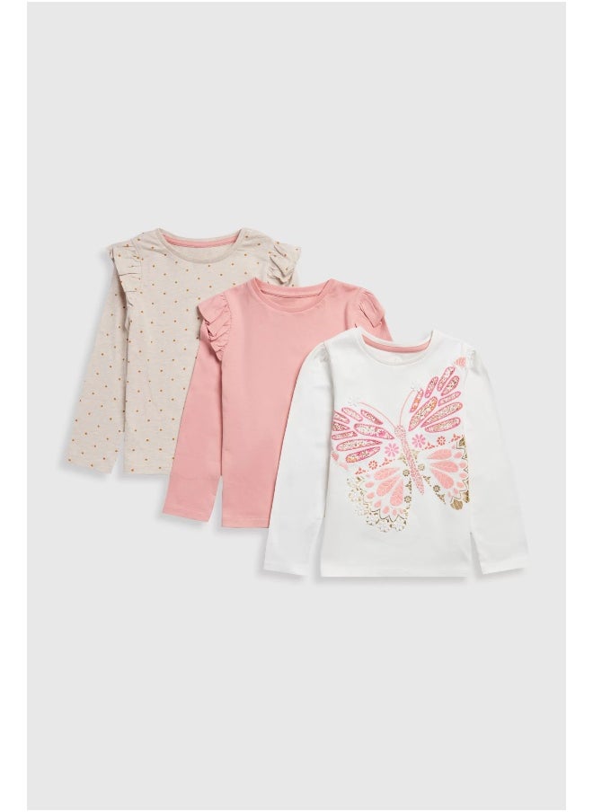 mothercare - تي شيرت طويل الأكمام بفراشة - Image 1