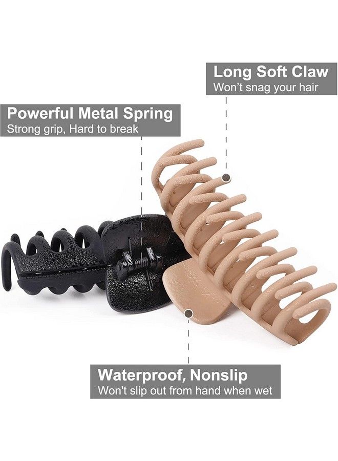 Pactiv Big Hair Claw Clips For Women Large Claw Clip For Thin Thick Curly Hair 90 - Image 3