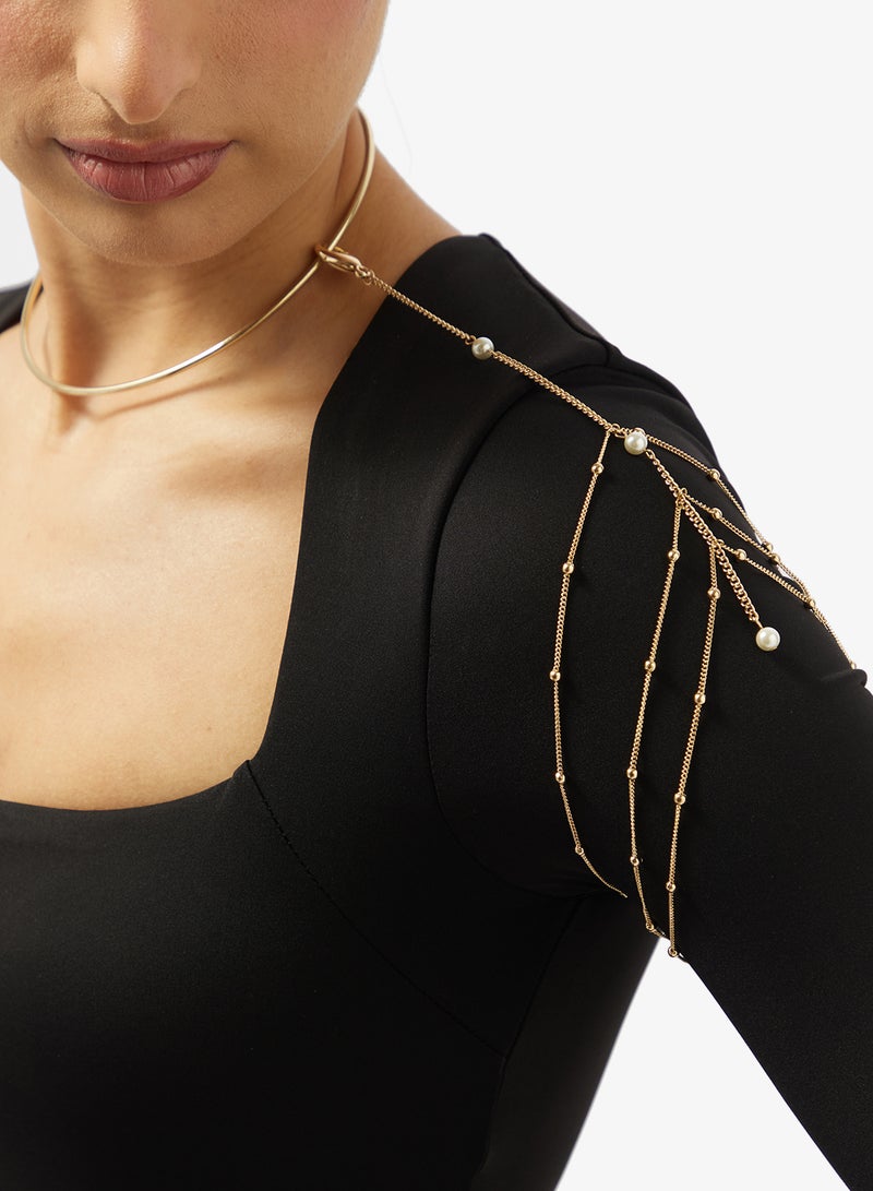 Diamonte Rhinestone Embellished Arm Jewelry