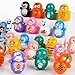 FFNIU Mini Tumbler Toy 70pcs Animal Tumbler Toys for Kids Doll Tumblers Toys for Classroom Rewards Goodie Bag Filler Birthday Party Favors - Image 4