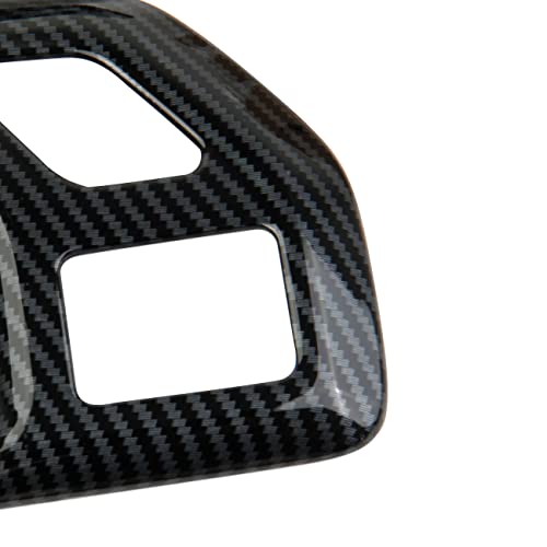Fewshaw Carbon Fiber Inner Door Handle Bowl Cover Trim for 2019-2025 Chevy Silverado 1500/GMC Sierra 1500 for 2020-2025 Sierra/Silverado 2500 3500 HD (Front Door) - Image 4