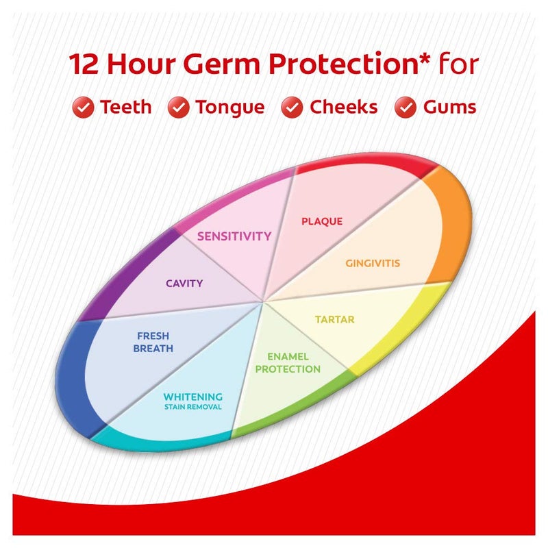 Colgate كولجيت توتال لصحة الفم الكاملة، معجون أسنان مضاد للبكتيريا، 120جم (صحة متقدمة) - Image 4