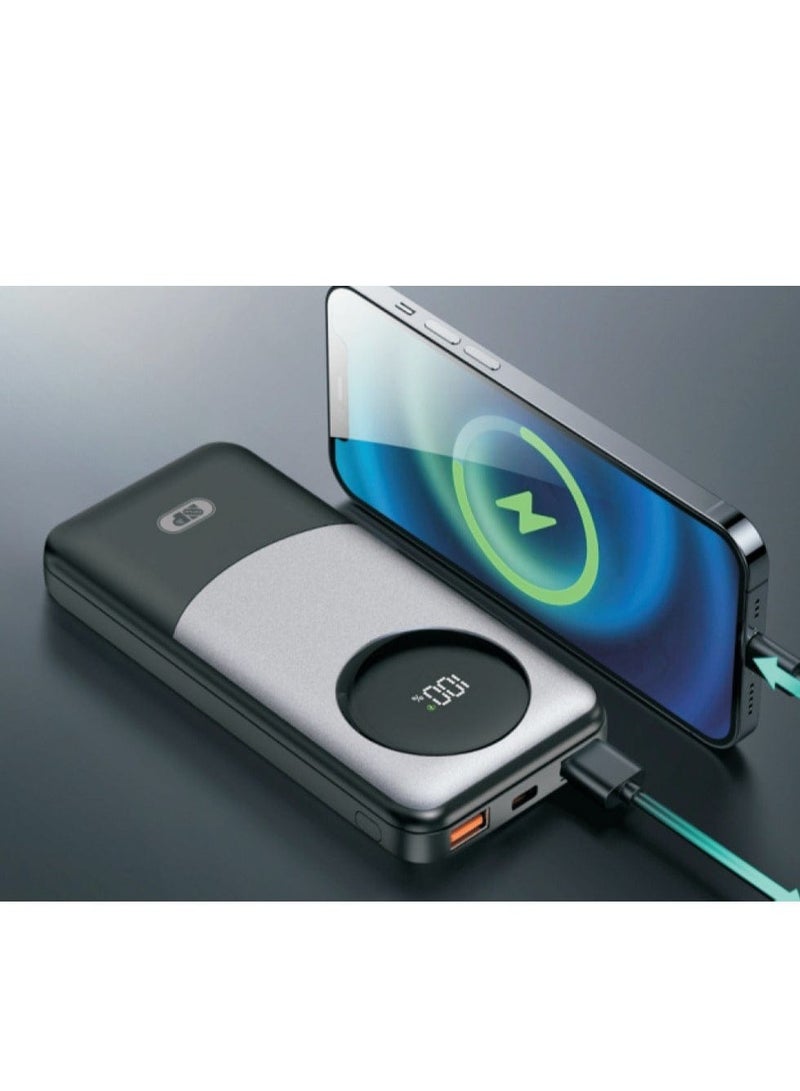 SP ISNUP Next-Generation SP ISNUP 010030 20000mAh Portable Charger Featuring Smart Digital Percentage Display, 22.5W Super Fast Charging, Multi-Port Support, and Advanced Safety for Smartphones, Tablets, and More - Image 2