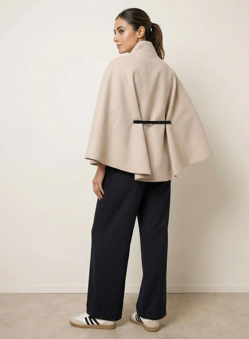 بلو فانيلا Belted Cape Coat