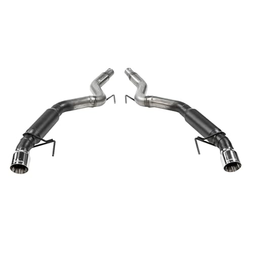 Flowmaster 817713 Outlaw Axle-Back Exhaust Kit 3 Inch 409 Stainless Steel 4 Inch Polished 304 Stainless Steel Tips Compatible with 2015-2023 Ford Mustang 2.3L Ecoboost or 3.7L V6 Coupe Convertible - Image 3