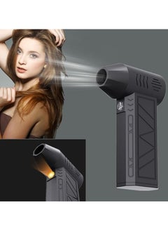 Alruht Cordless Handheld Powerful Blower, Electronic Air Blower, Cordless Leaf Blower, Air Blower Jet Fan LED Turbo Blower Turbo Violent Brushless Fan Outdoor Portable Mini Handheld Dryer  - Image 4