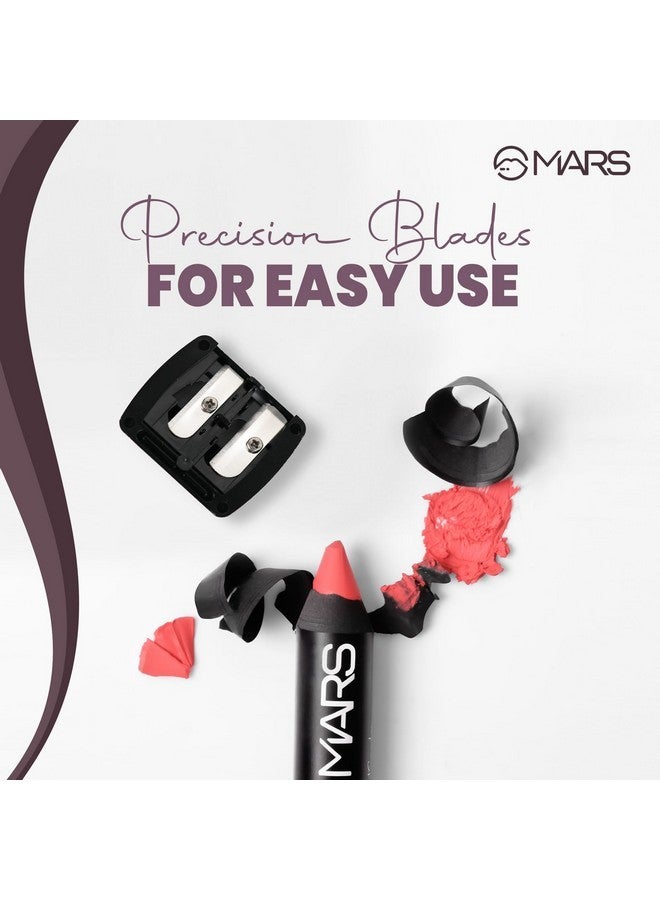 مارس مبراة احترافية 2 في 1 Dual Shapener I | لشحذ أي نوع من أقلام الرصاص وأقلام الشفاه | صغيرة الحجم وقابلة للحمل - Image 3