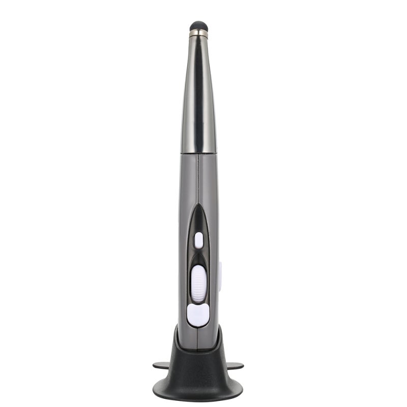 2.4G Wireless Optical Touch Pen: Grey, Ergonomic Design, 10-Meter Wireless Range - 3-Level Adjustable CPI, High Precise Optical Engine for PPT Presentation, Business, Teaching & Narrow Spaces - Image 1