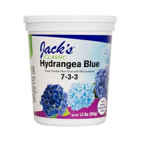 Jacks Classic Jack's Classic 7-3-3 Hydrangea Blue Water-Soluble Fertilizer with Micronutrients to Enhance Blue Flowers, 1.5lbs - Image 1