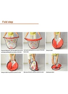 EASY FUTURE Tent Play House Foldable Pop UpTent Play Play House for Children Ocean ball Pool Indoor and Outdoor Including:50 Pcs Colorful Soft Plastic Ocean Fun Ball  - Image 2
