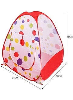 EASY FUTURE Tent Play House Foldable Pop UpTent Play Play House for Children Ocean ball Pool Indoor and Outdoor Including:50 Pcs Colorful Soft Plastic Ocean Fun Ball  - Image 3