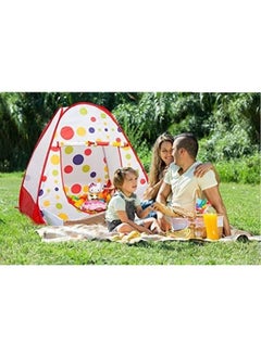 EASY FUTURE Tent Play House Foldable Pop UpTent Play Play House for Children Ocean ball Pool Indoor and Outdoor Including:50 Pcs Colorful Soft Plastic Ocean Fun Ball  - Image 4