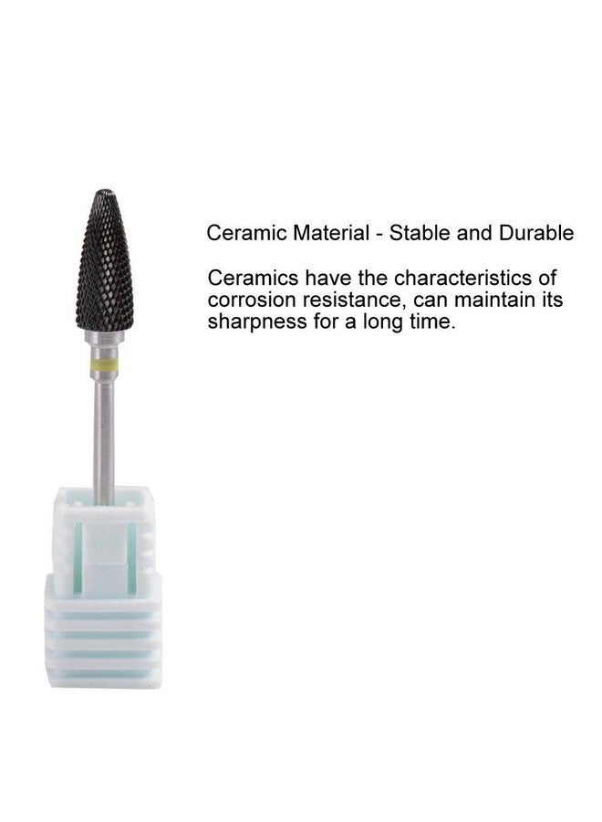 Cimenn Nail Drill Bit Set, Nail Drill Bits Holder, Ceramic Cylinder Shape Grinding Head Nail Drill Bit For Nail Polishing Manicure Tools(01) - Image 5