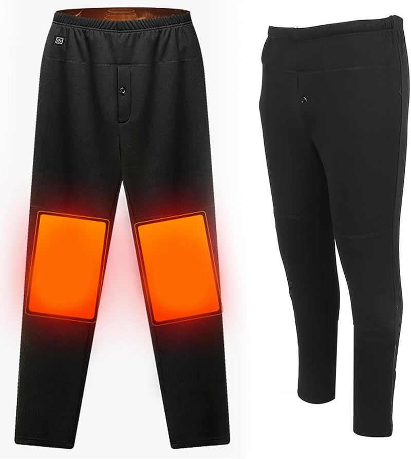 klarako Men Heating Pants,Heating Trousers Winter Warm,Winter Outdoor 3 Gears Temperature Electric Thermal Heating Trousers - Image 1