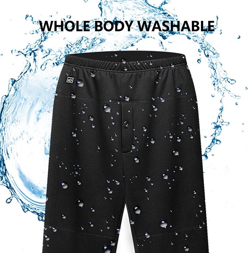 klarako Men Heating Pants,Heating Trousers Winter Warm,Winter Outdoor 3 Gears Temperature Electric Thermal Heating Trousers - Image 3