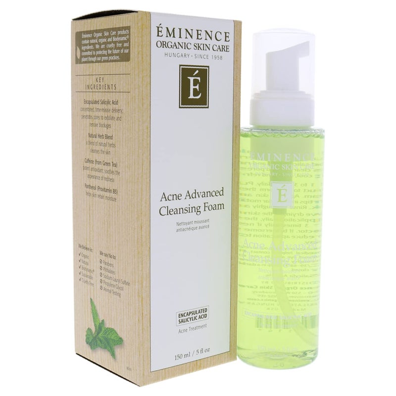 Eminence Acne Advanced Cleansing Foam for Unisex - 5 oz Cleanser - Image 3