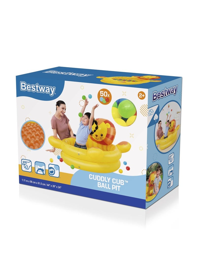 Bestway Bestway® 44" x 39" x 24"/1.11m x 98cm x 61.5cm Cuddly Cub Ball Pit  - Image 5