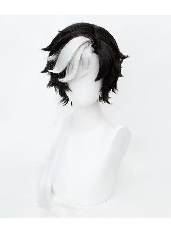 Identity V Joseph Desaulniers Silver Curly Cosplay Wig Synthetic Hair for Game Cos Halloween Party - Image 3